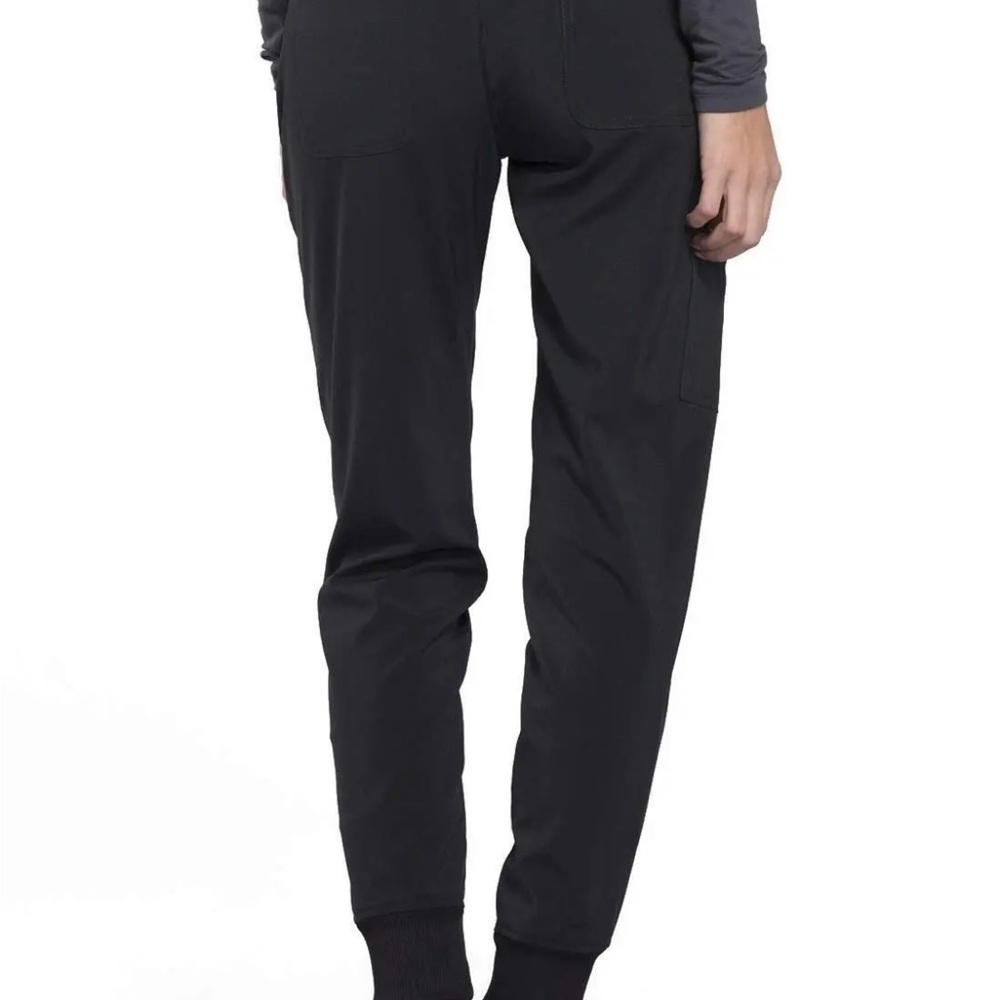 Cherokee Infinity Women's Size XL Black Mid Rise Jogger Scrub Pants NWT - Picture 2 of 10